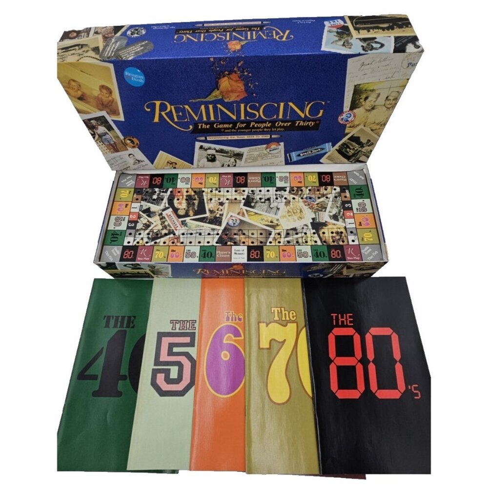 Vintage1989 Reminiscing Board Game For People Over Thirty 40s 50s 60s 70s 80s